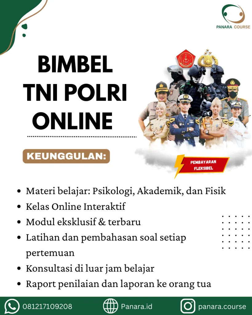 Bimbel TNI Polri Online